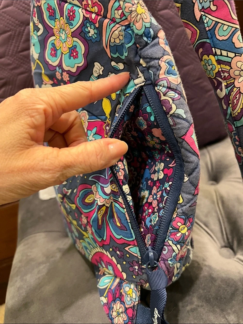 Vera Bradley quilted vera